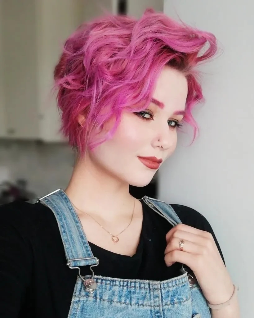 ### Bold Pink Pixie