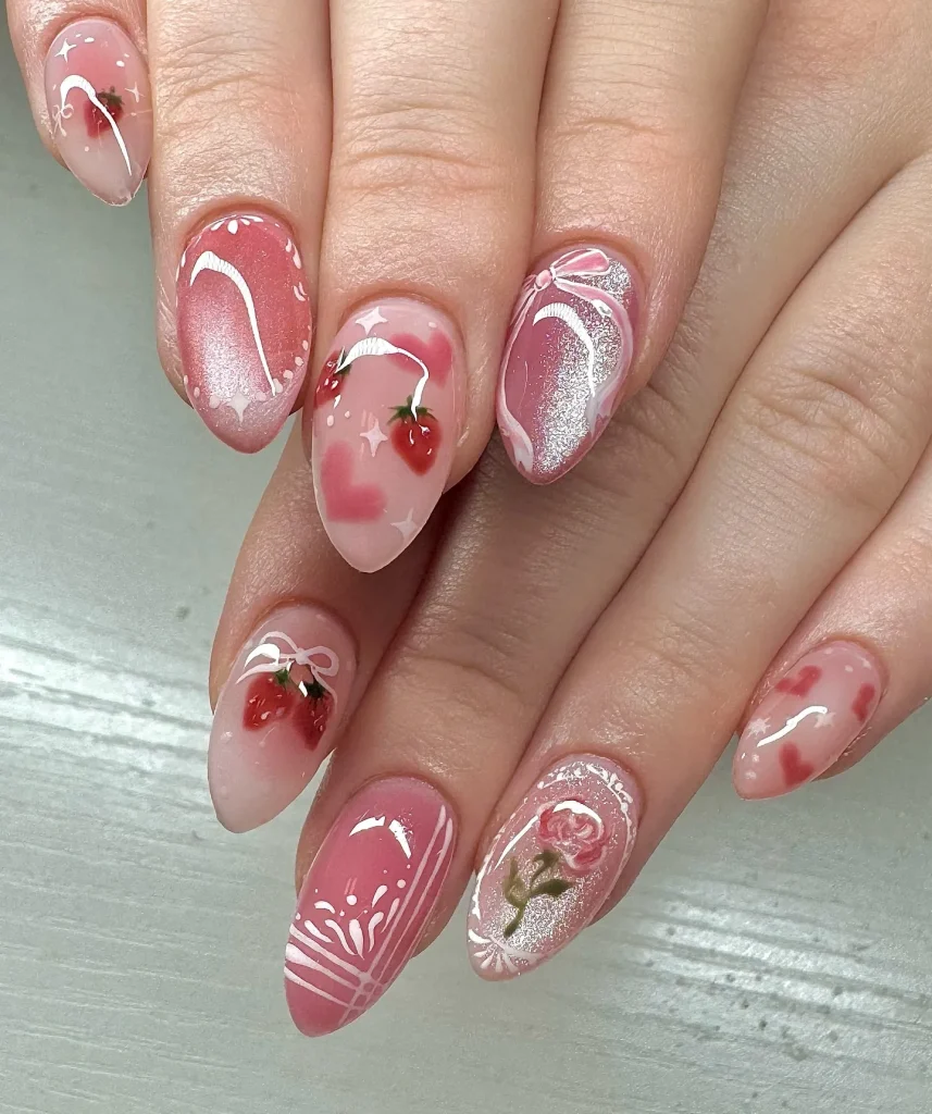 **Cherry Blossom Accents**