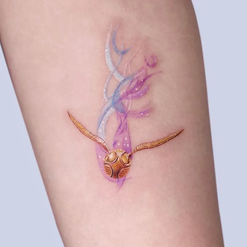 ### Enchanted Snitch Tattoo