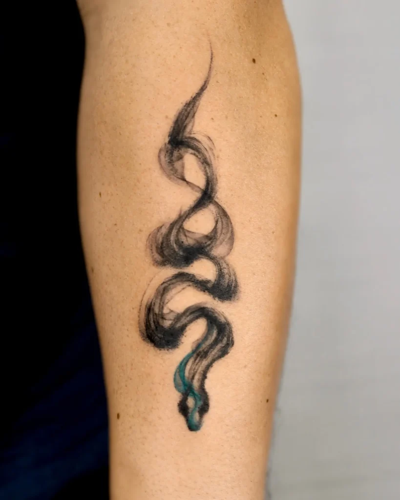 ### Flowing Watercolor Spiral