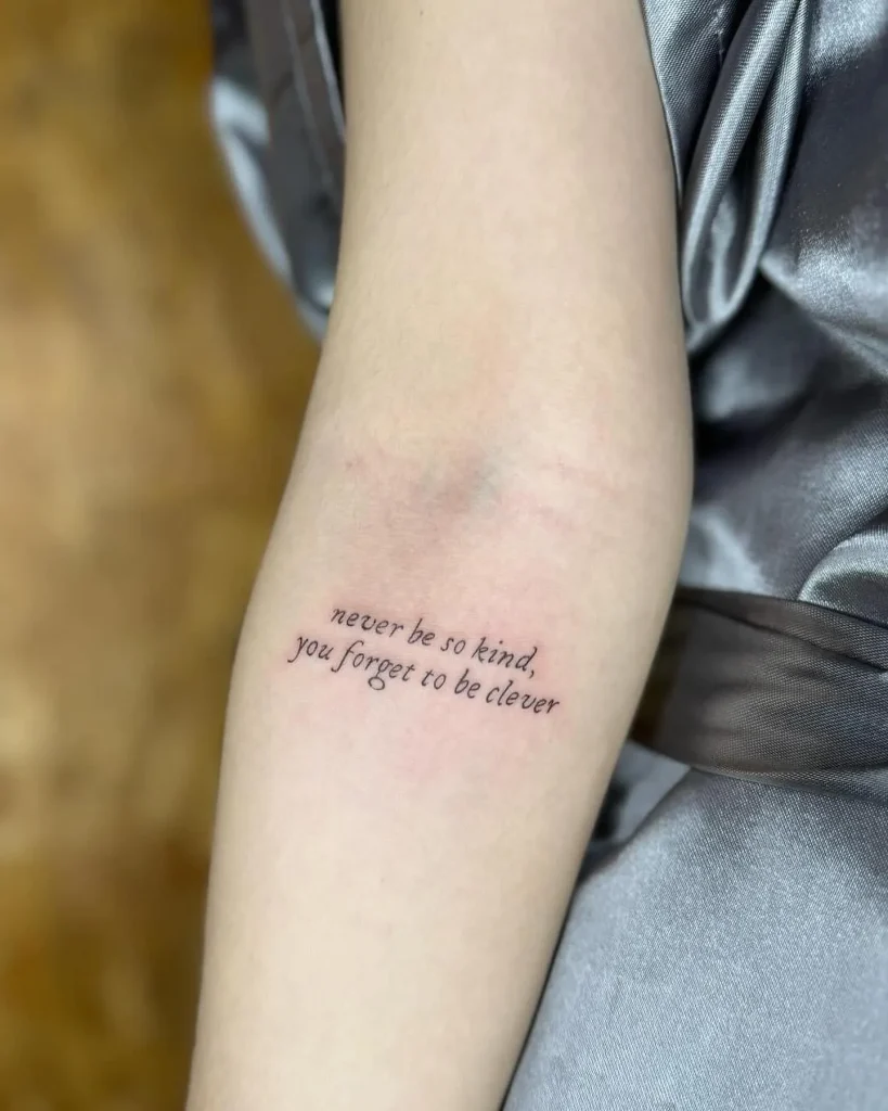 # Gentle Reminder Script Tattoo