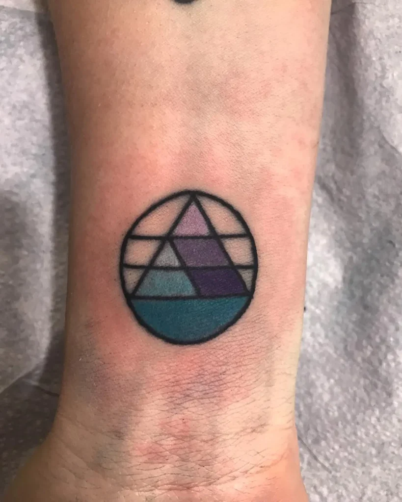 ### Geometric Circle Harmony Tattoo