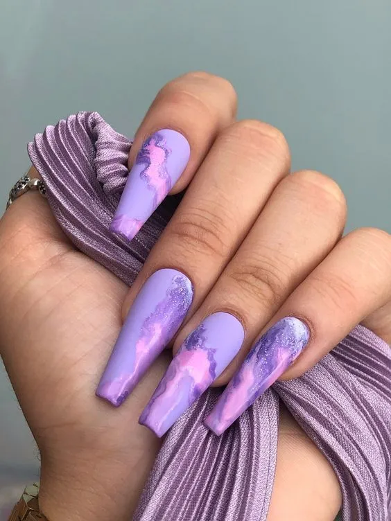 ### Marble Dream Nails