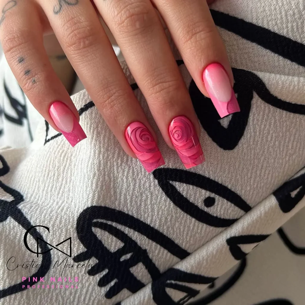 **Pink Ombre Elegance**