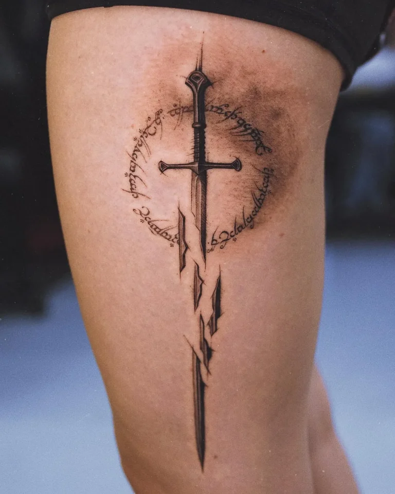 30 Unique LOTR Tattoo Designs That Bring Middle-earth to Life