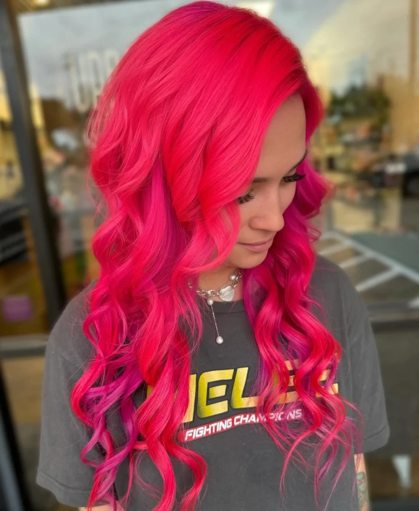 ### Vibrant Pink Waves