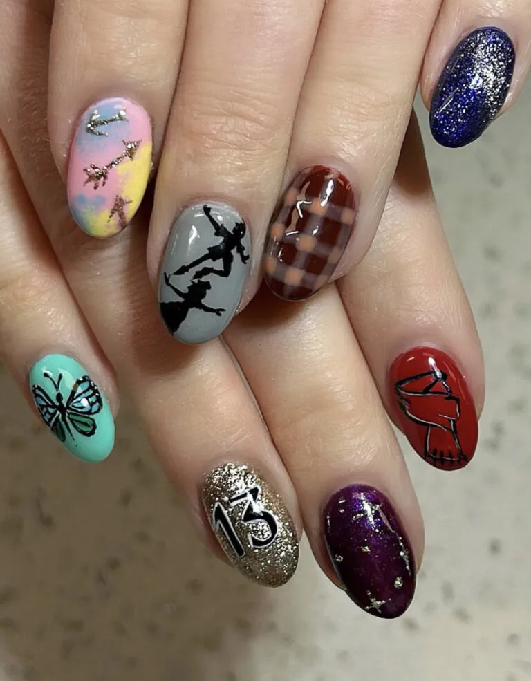 ### Whimsical Fairyland Nail Art