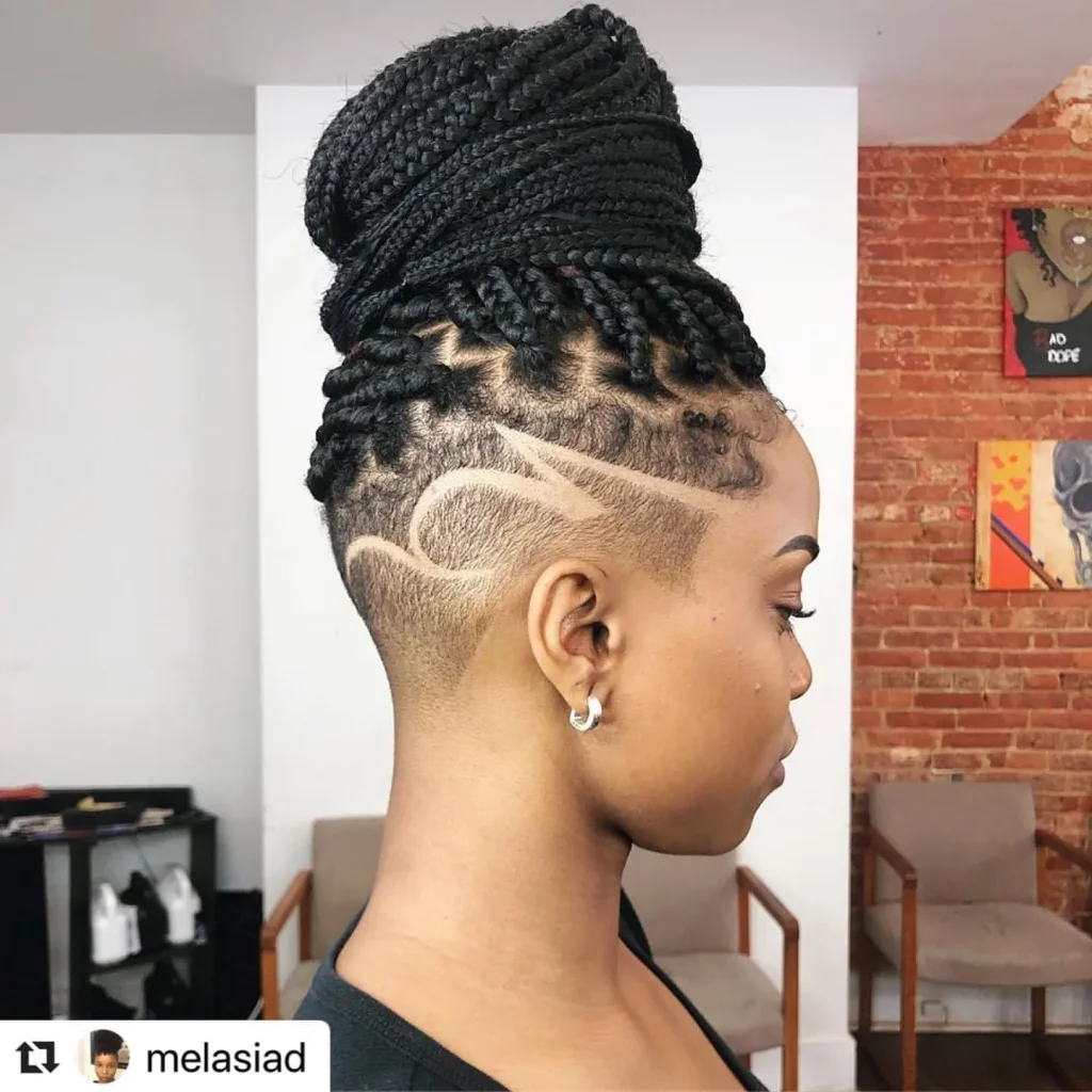 ### Artistic Swirl Undercut