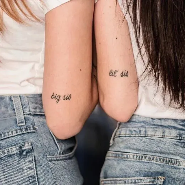 # Big Sis, Lil' Sis Tattoo