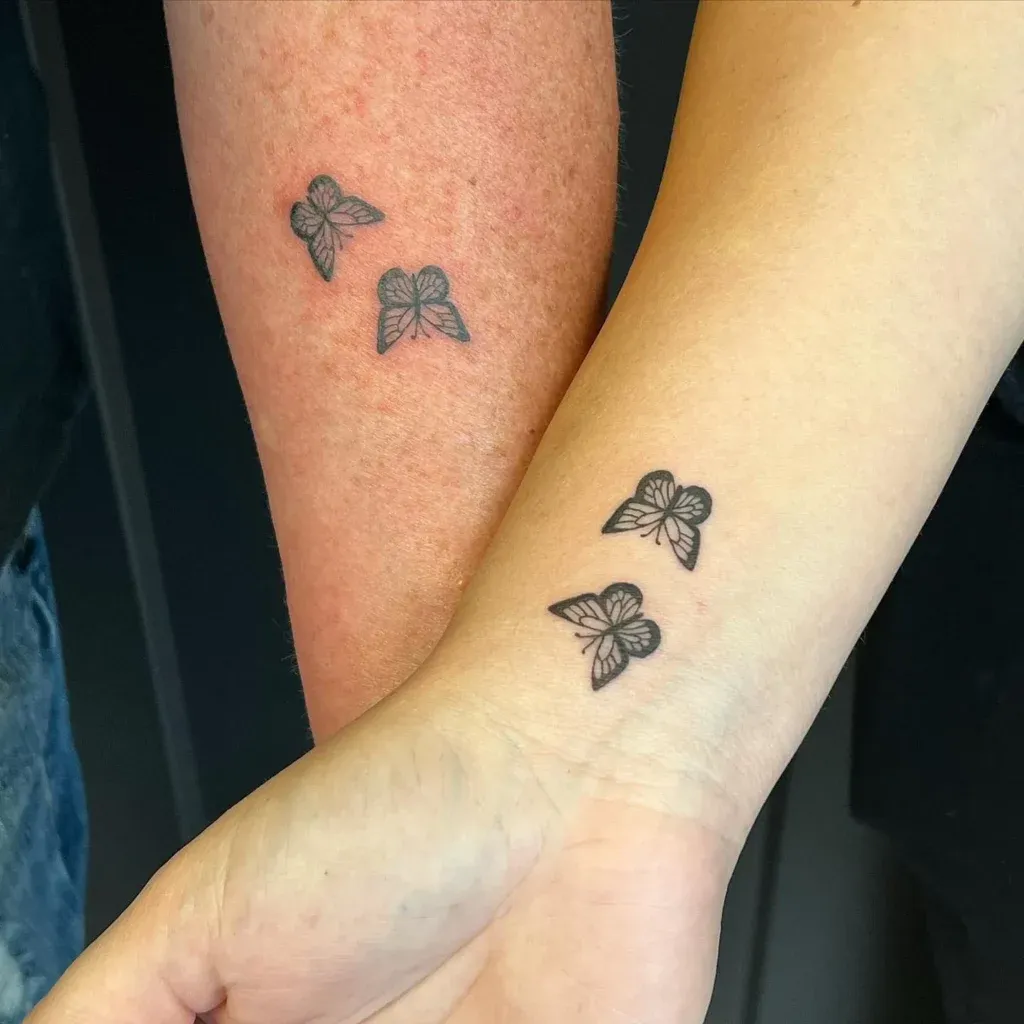 **Butterfly Trio Tattoo**