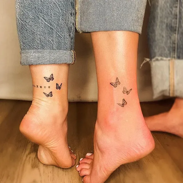 40 Beautiful Matching Tattoos for Sisters