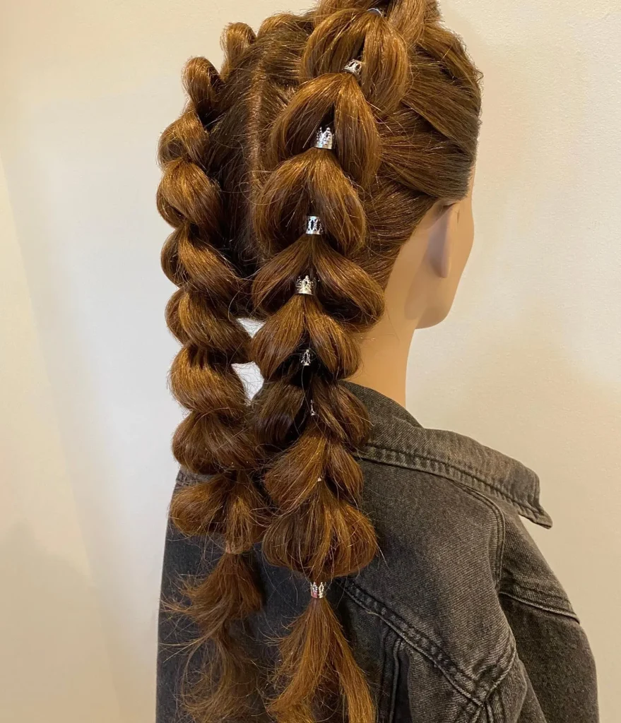 **Chic Double Braids**