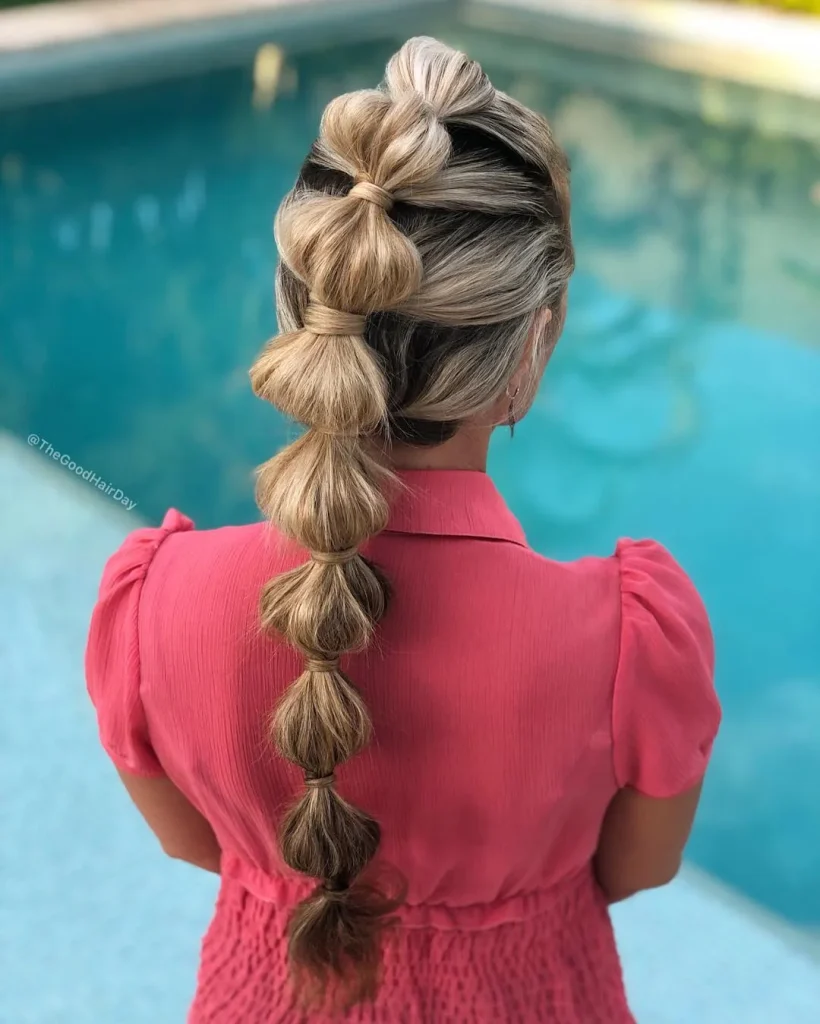 **Chic Poolside Braids**