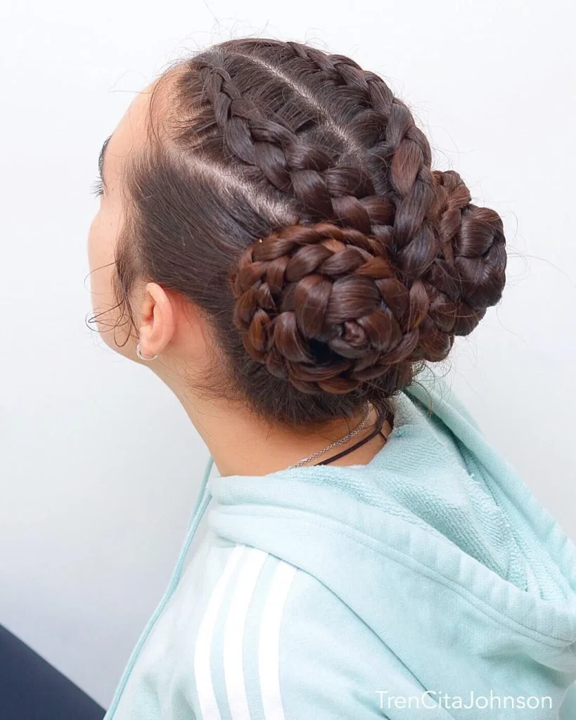 ### Double Braid Buns