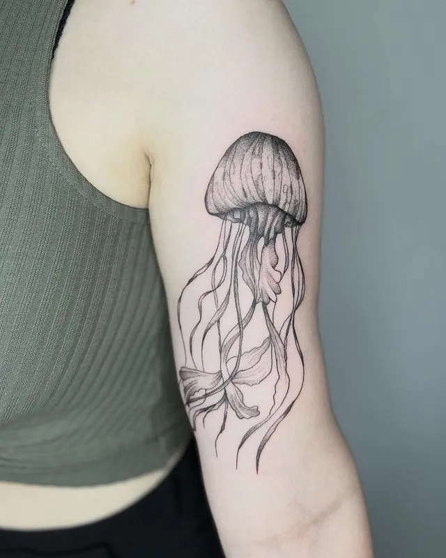 **Dreamy Jellyfish Tattoo**