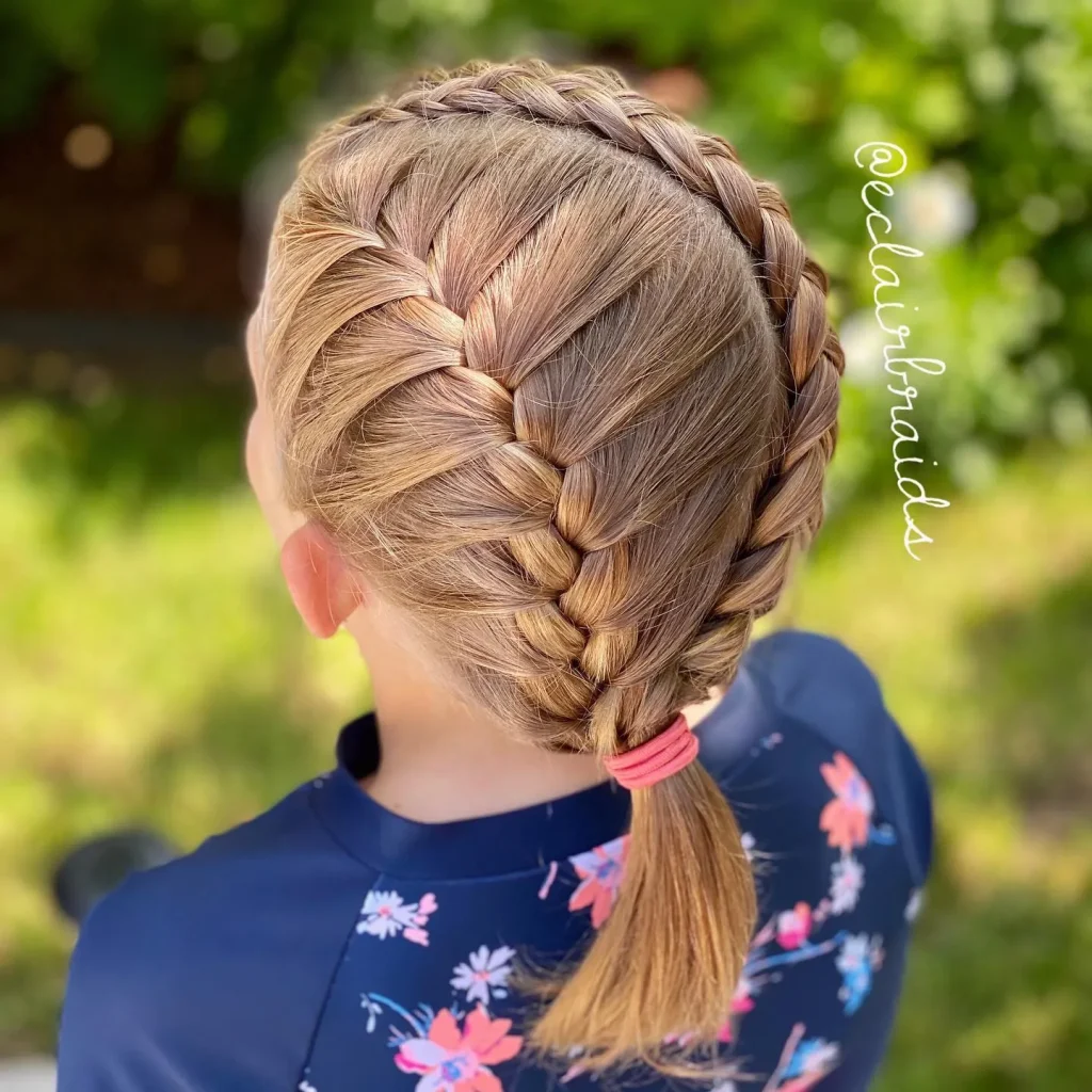 **Dutch Braided Crown**