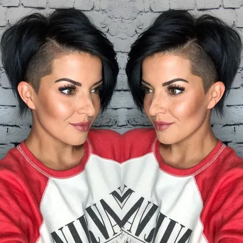 **Edgy Asymmetrical Pixie**