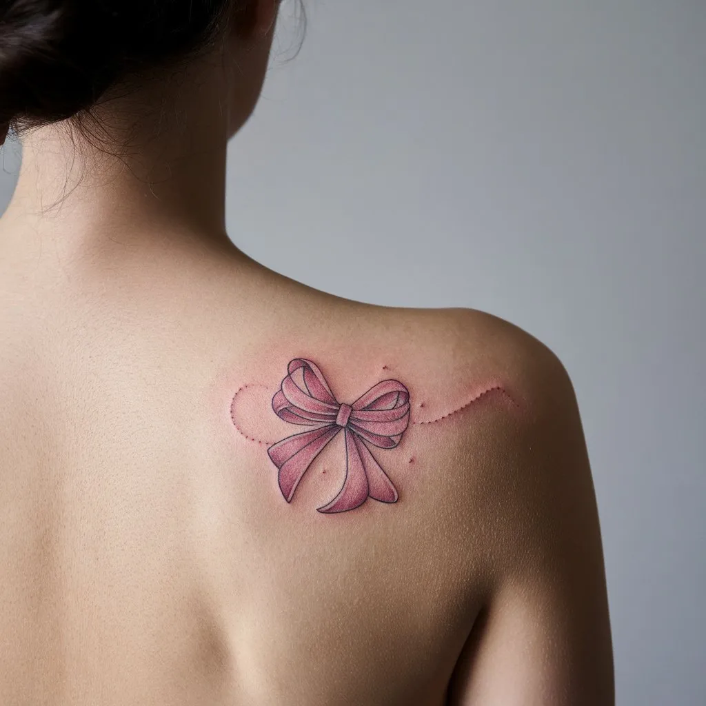 **Elegant Shoulder Accent Tattoo**