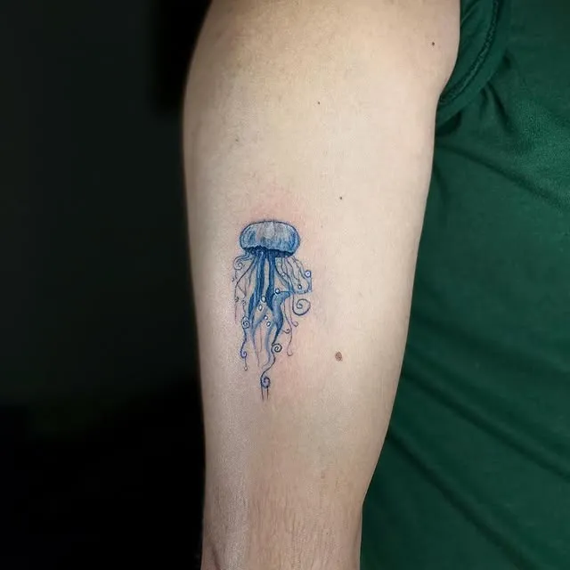 **Ethereal Jellyfish Tattoo**