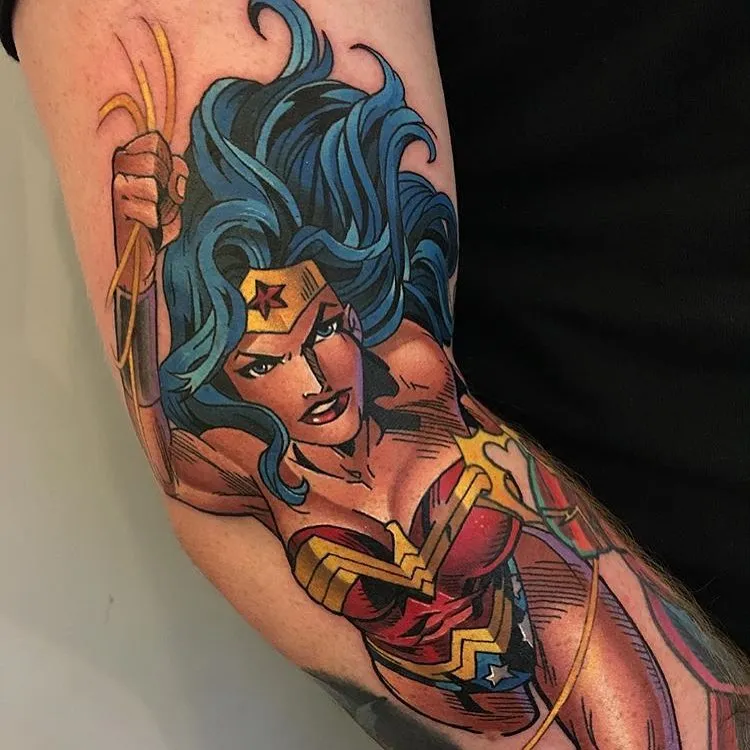 ### Fierce Lasso Wonder Woman Tattoo