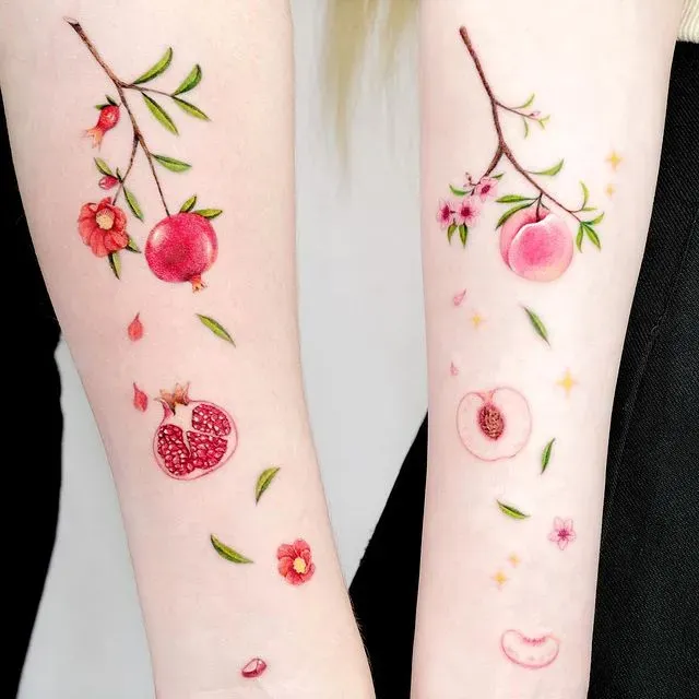 ### Fruity Branch Tattoo