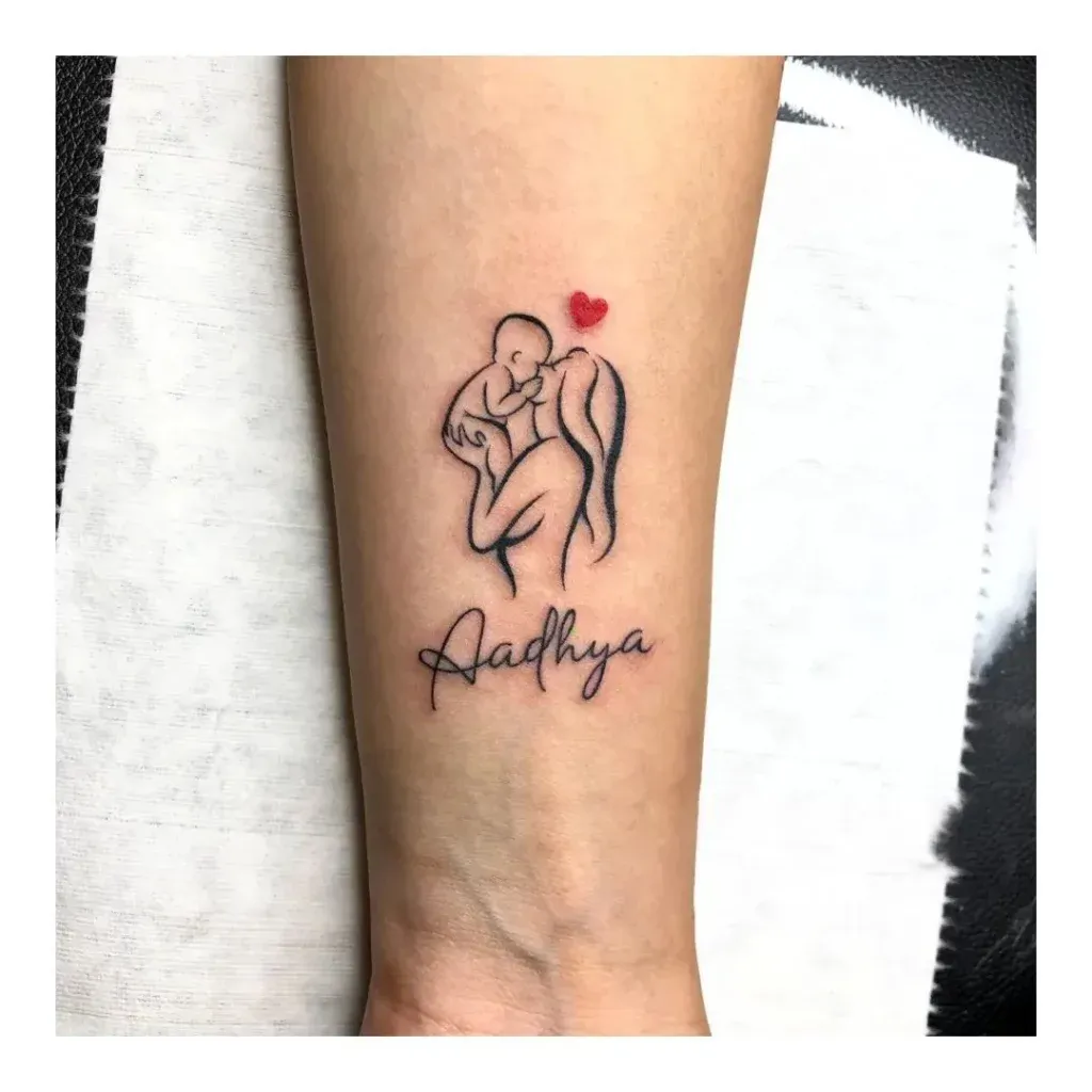 ### Heartfelt Embrace Tattoo