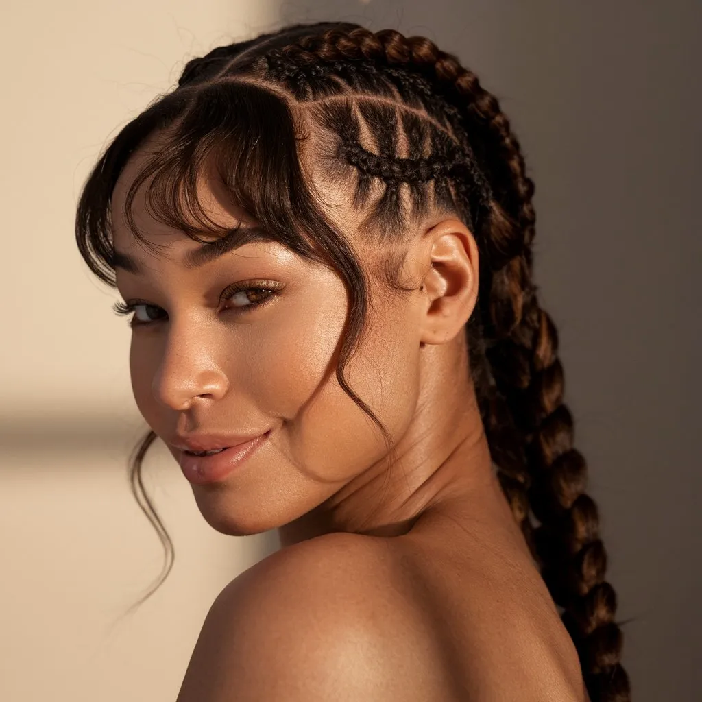 ### Intricate Side Braids