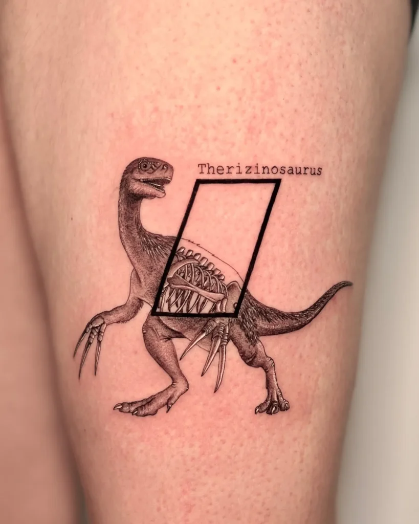 ### Minimalist Therizinosaurus Outline