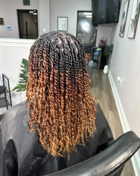 **Ombre Spiral Magic**