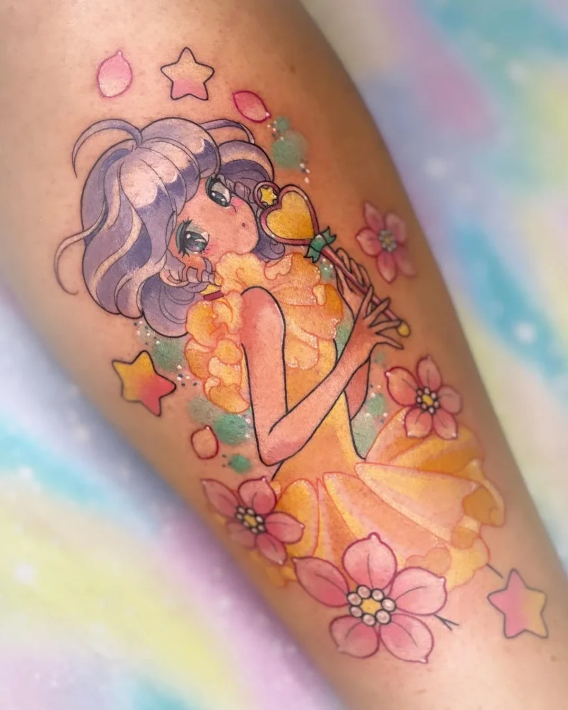 **Pastel Dream Fairy Tattoo**