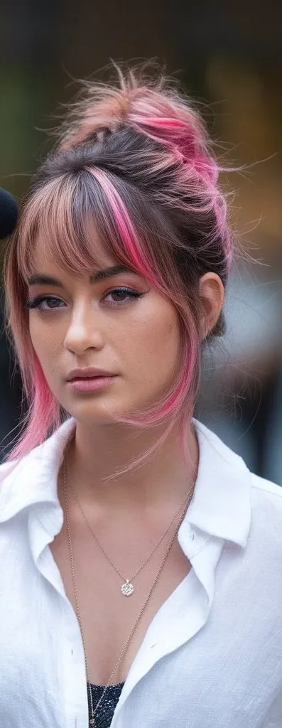 29 Gorgeous Pink Highlights for Stunning Brown Hair