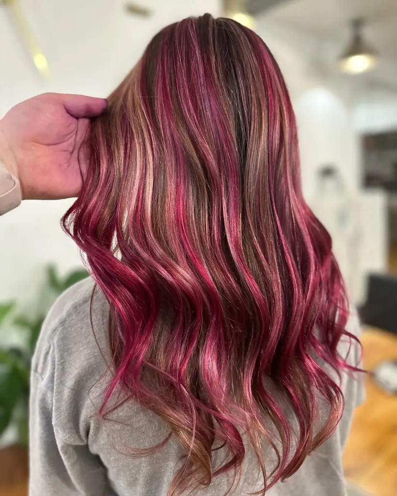 **Radiant Pink Waves**