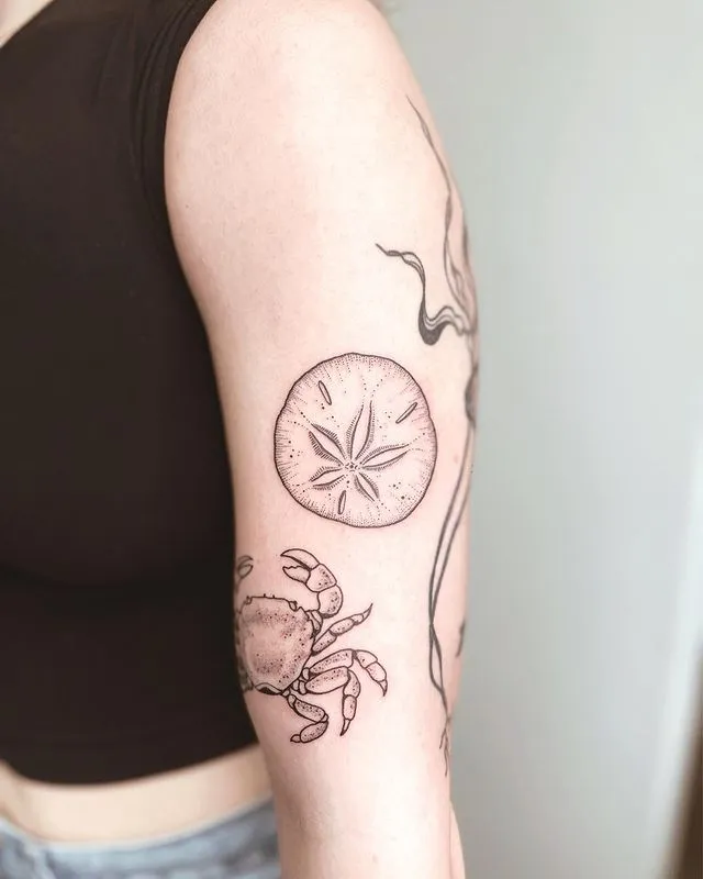 ### Sand Dollar Serenity Tattoo