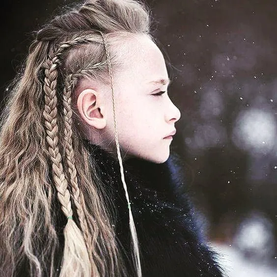 ### Side Braided Elegance