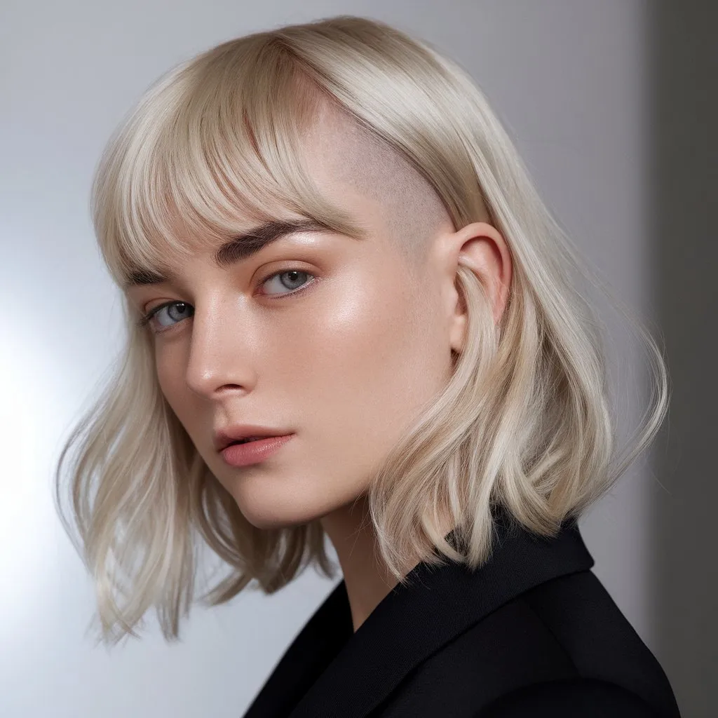 ### Sleek Blonde Contrast