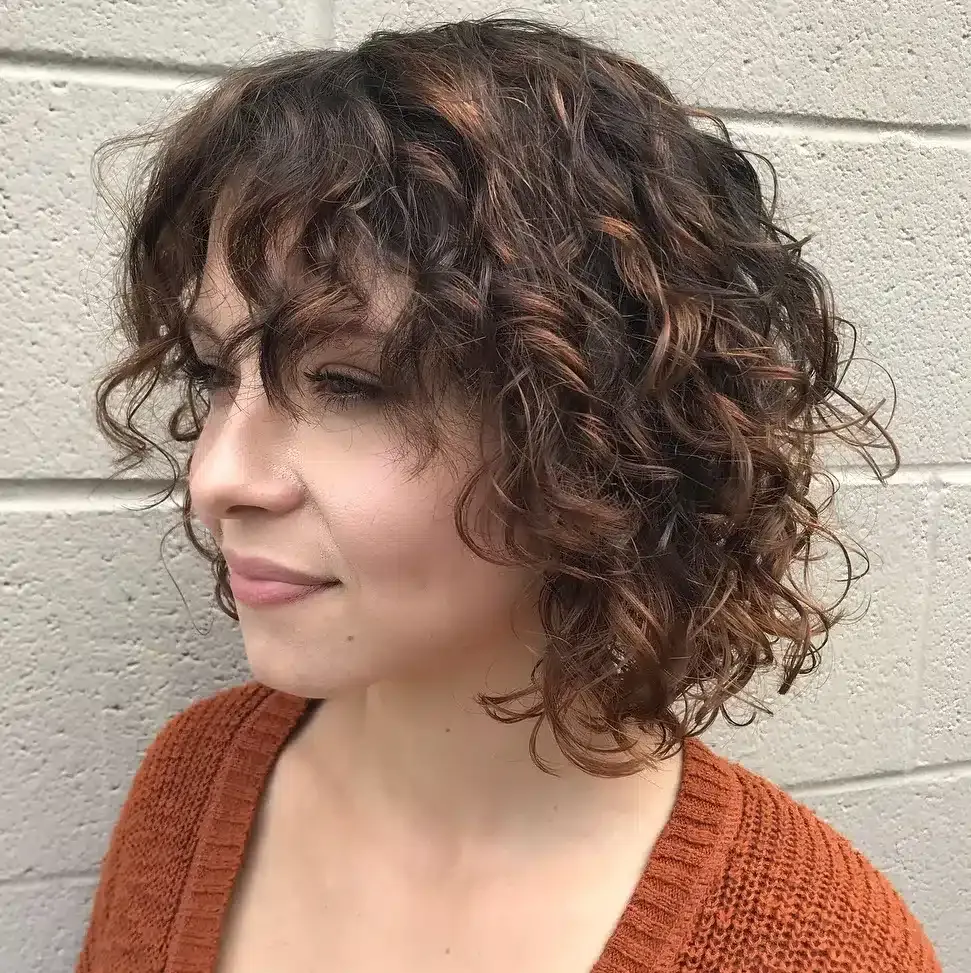 **Soft Auburn Waves**