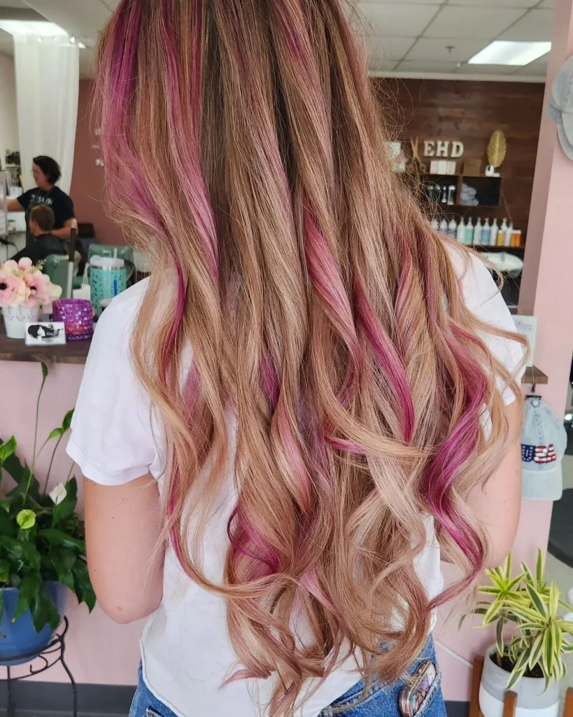 **Soft Magenta Waves**