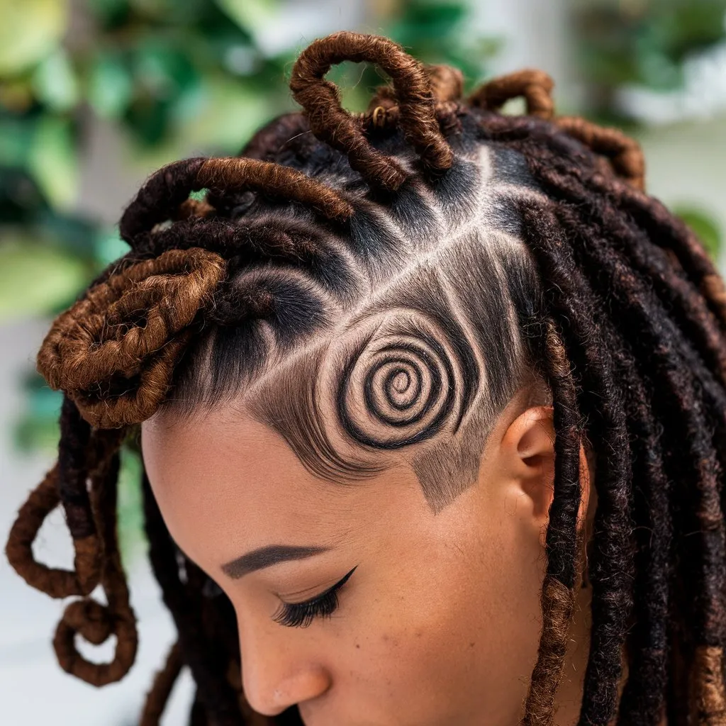 ### Spiral Art Undercut