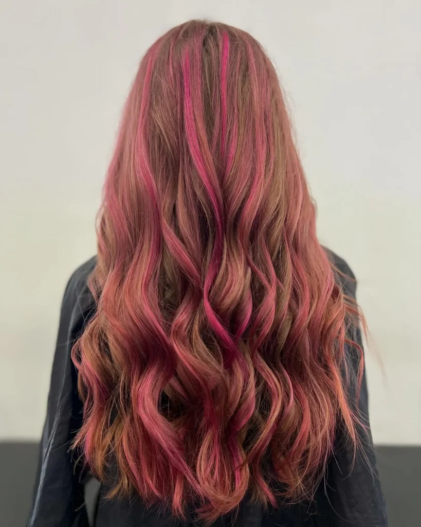 ### Subtle Rose Streaks