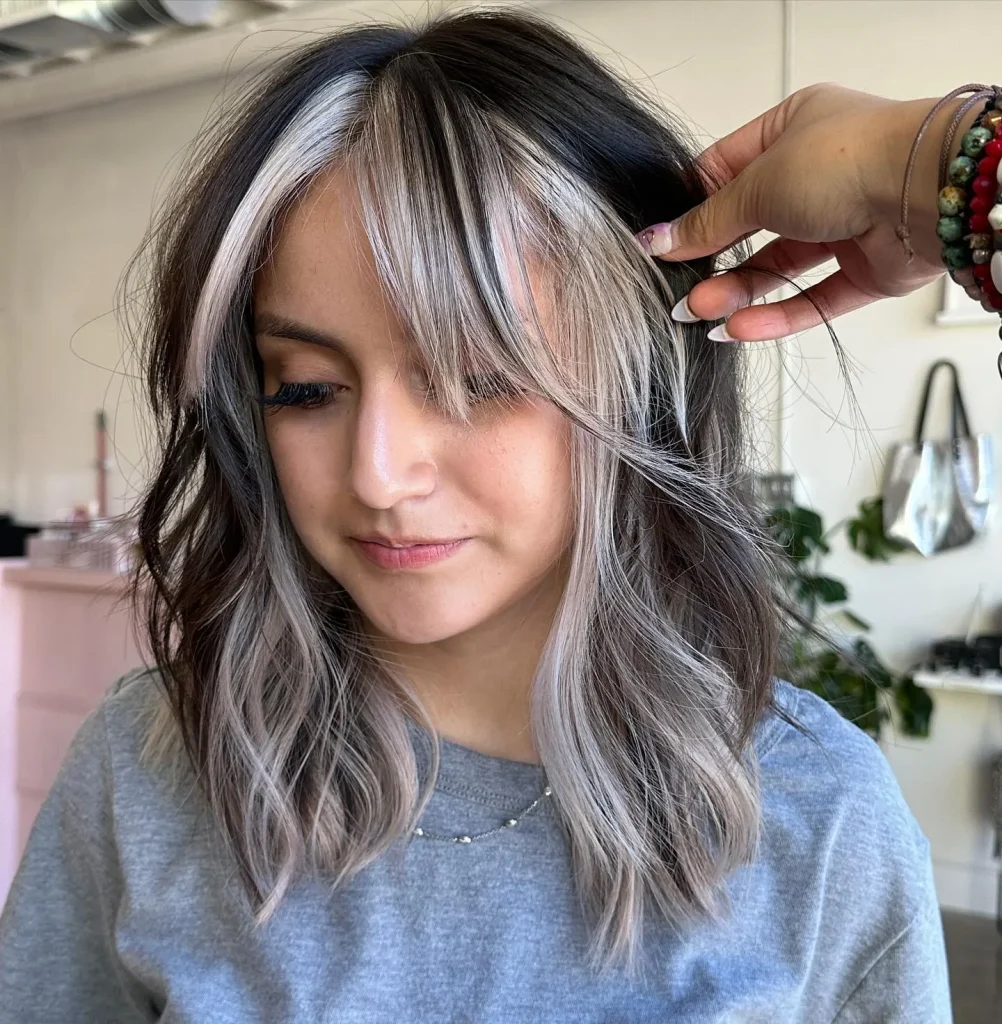 **Subtle Silver Strands**