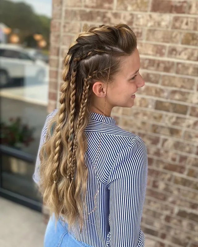 **Triple Braided Elegance**