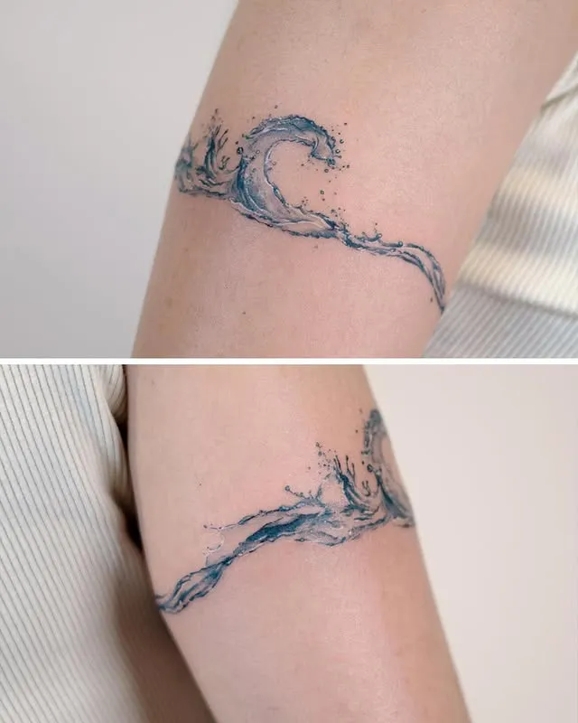 **Waves of Serenity Tattoo**